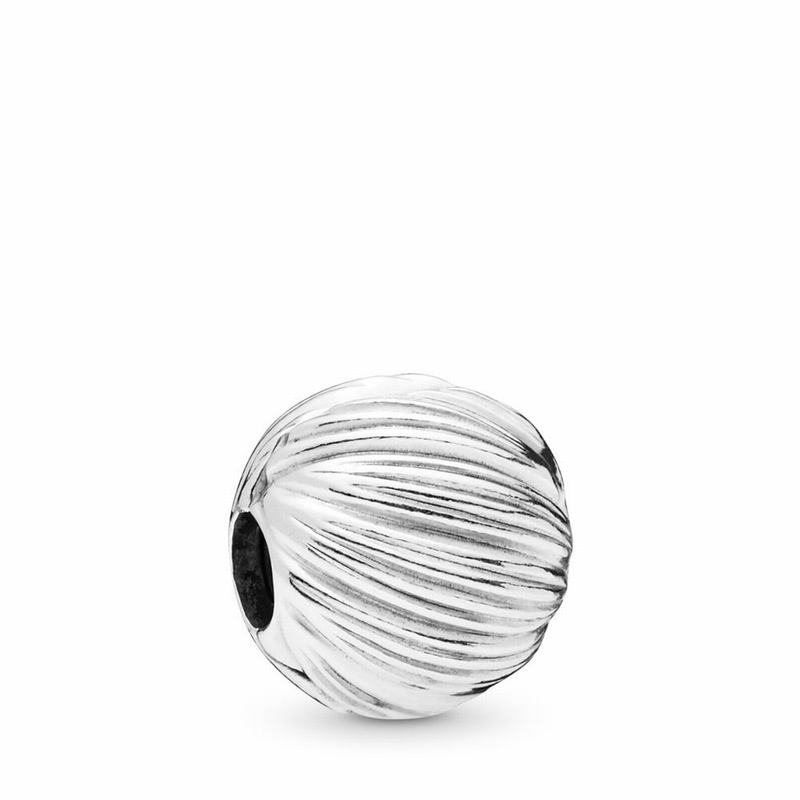 Pandora Seeds Of Elegance Clip Charm Ireland - Sterling Silver/Silicone - 136278LMT